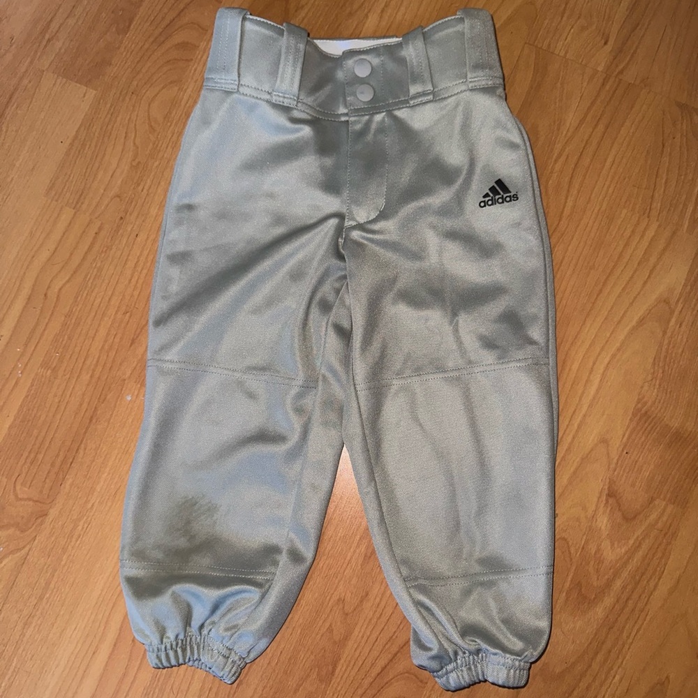 XXS Child Adidas Gray Baseball Pant
